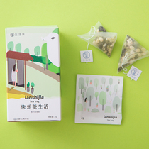 Jasmine green tea strong jasmine tea combination jasmine green tea tea bag tea cold tea herbal tea triangle tea bag