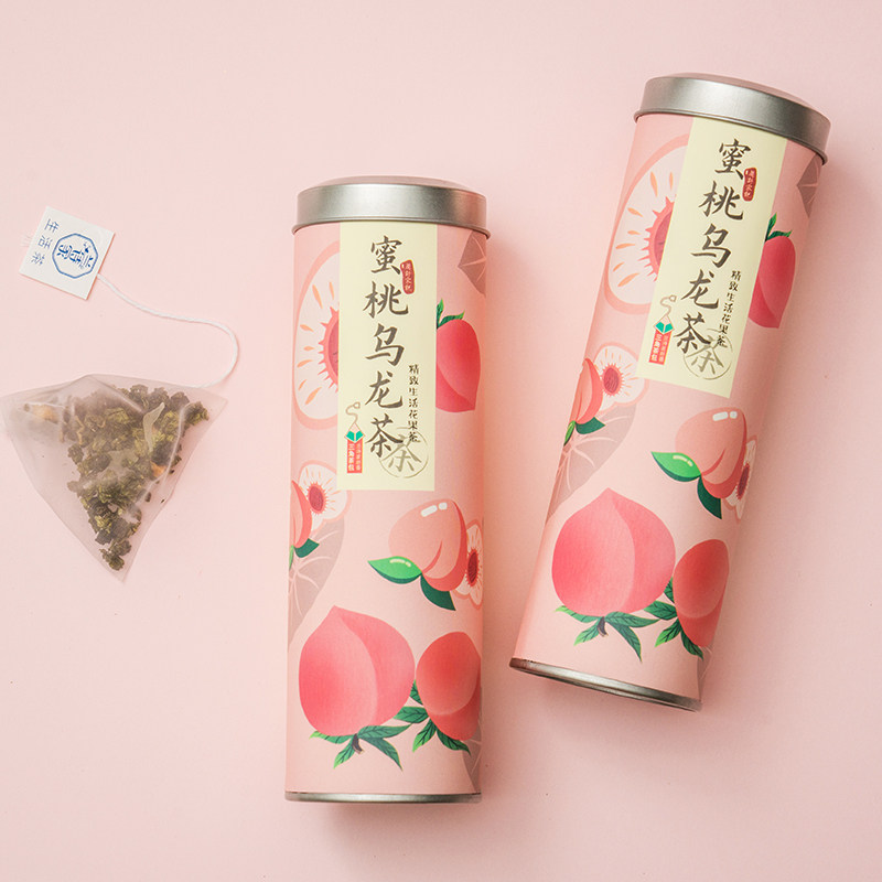 Buy 1 round 2 peach oolong camellia fruit tea white peach oolong tea bag flower tea combination fruit tea cold brew tea bag brew tea