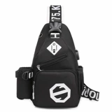 Сумка через плечо, нагрудная сумка для мальчиков, портативная сумка на одно плечо, подходит для подростков