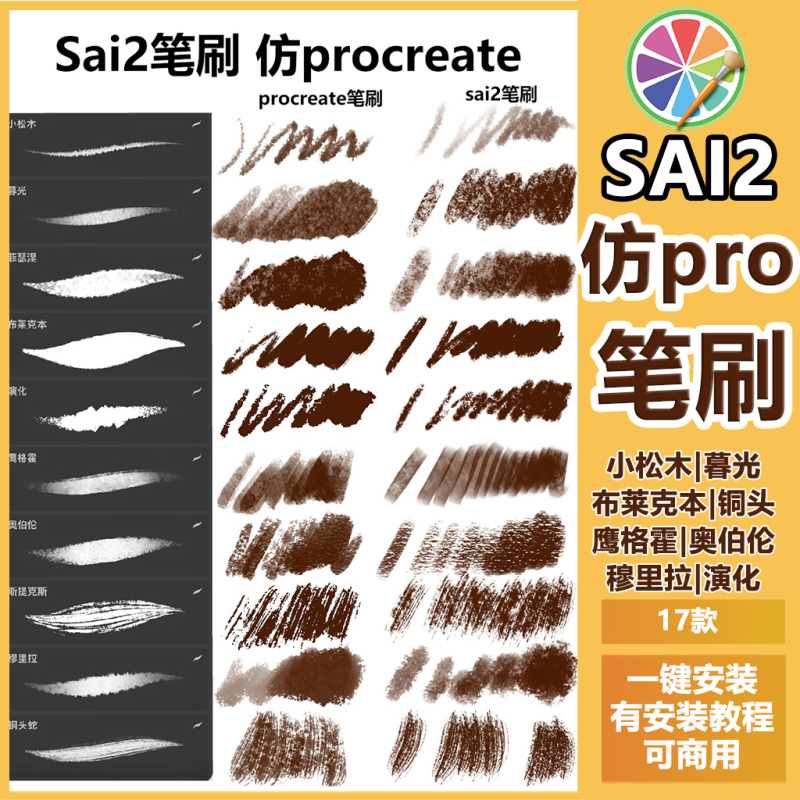 【Sai2 Brush Imitation Pro】 Texture Brush Evolution Fiserne Murilas Tikes Blackburn 【Sai2 Brush Imitation Pro】 Texture Brush Evolution Fiserne Murilas Tikes Blackburn