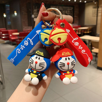 Doraemon Keychain Couple Cartoon Pendant Net Red Doll ins Cute Car Creative Hanging Bag Decoration