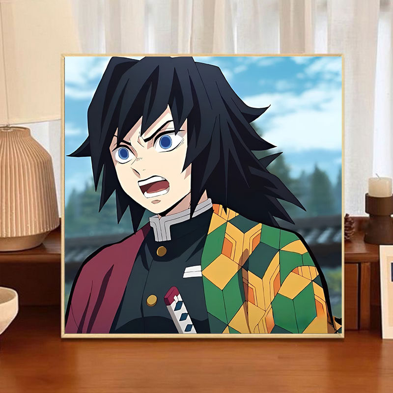 鬼灭之刃2025新款数字油画送礼：如何挑选最打动人心的DIY礼物🎁？