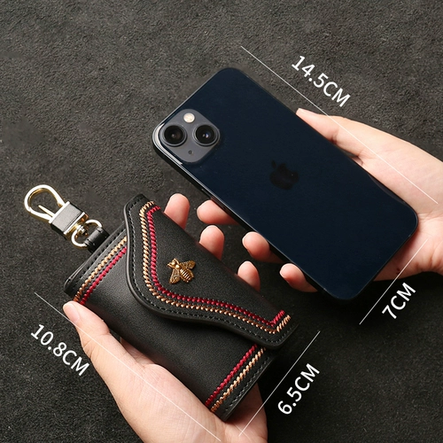 Ключница, сумка через плечо, брелок, сумка-органайзер, из натуральной кожи, популярно в интернете