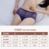 Hông lưng cao giữa eo sexy quần lót nữ ren với đáy quần cotton liền mạch trong suốt kích thước lớn quần sịp 4 mảnh - Giống cái