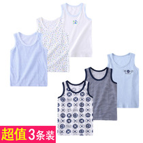 Baby vest summer thin 1-5 years old children 3 cotton 4 belly 0 girls boys baby mesh breathable base