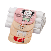 Childrens pure cotton sweat-absorbent towel kindergarten baby sweat-proof towel baby pad sling antiperspirant cotton large size boys and girls