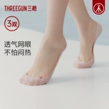 Весенние летние дышащие невидимые нескользящие носки