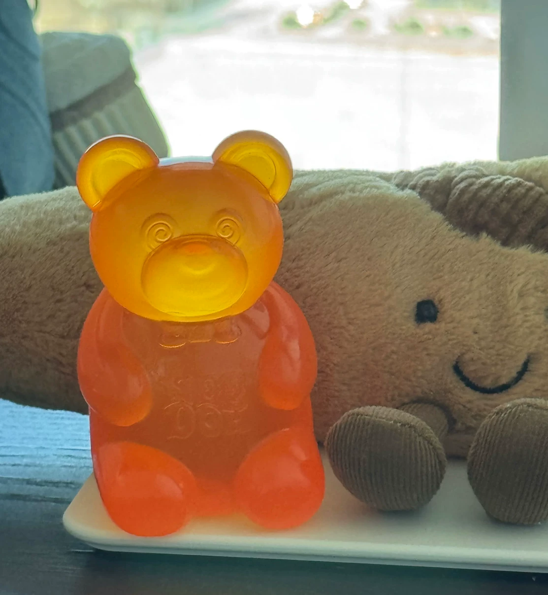 Needoh американский Maltose Ледяной кубик Водяной drop Bear защелкнуть подлинный синий розовый фиолетовый Рози одно давление шар снег