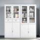 Iron Cabinet File Cabinet Office Filing Cabinet with Lock File Cabinet Financial Voucher Storage Cabinet Steel Drawer Low Cabinet