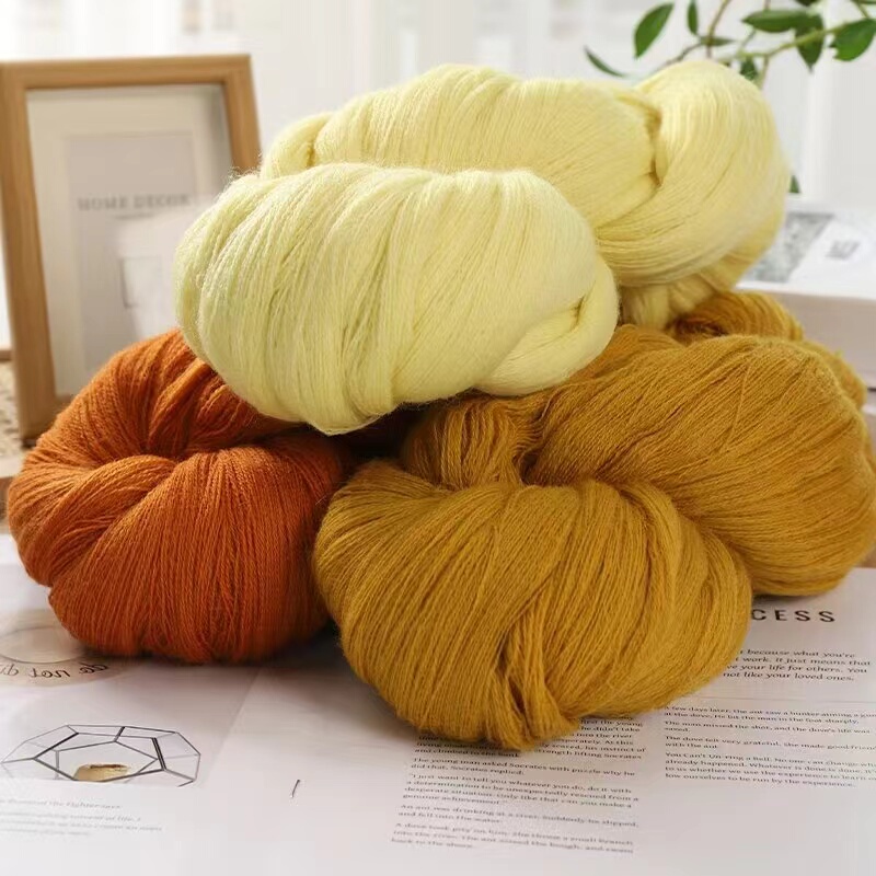 Old-Fashioned Bulk All-Wool Cashmere Companion Wool Yarn Multi-Strand Hand-Woven Cashmere Yarn Woven