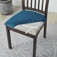 Pure Color Silver Fox Puffy Elastic Home Hote Office Стул стул стул стул стул лапша крышка сиденья сиденье
