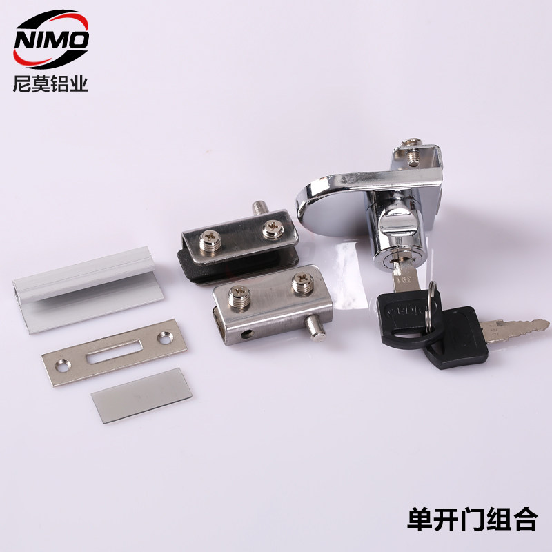 Glass single door opening accessories Door shaft door accessories Display stand Glass door opening display counter display stand accessories Accessories