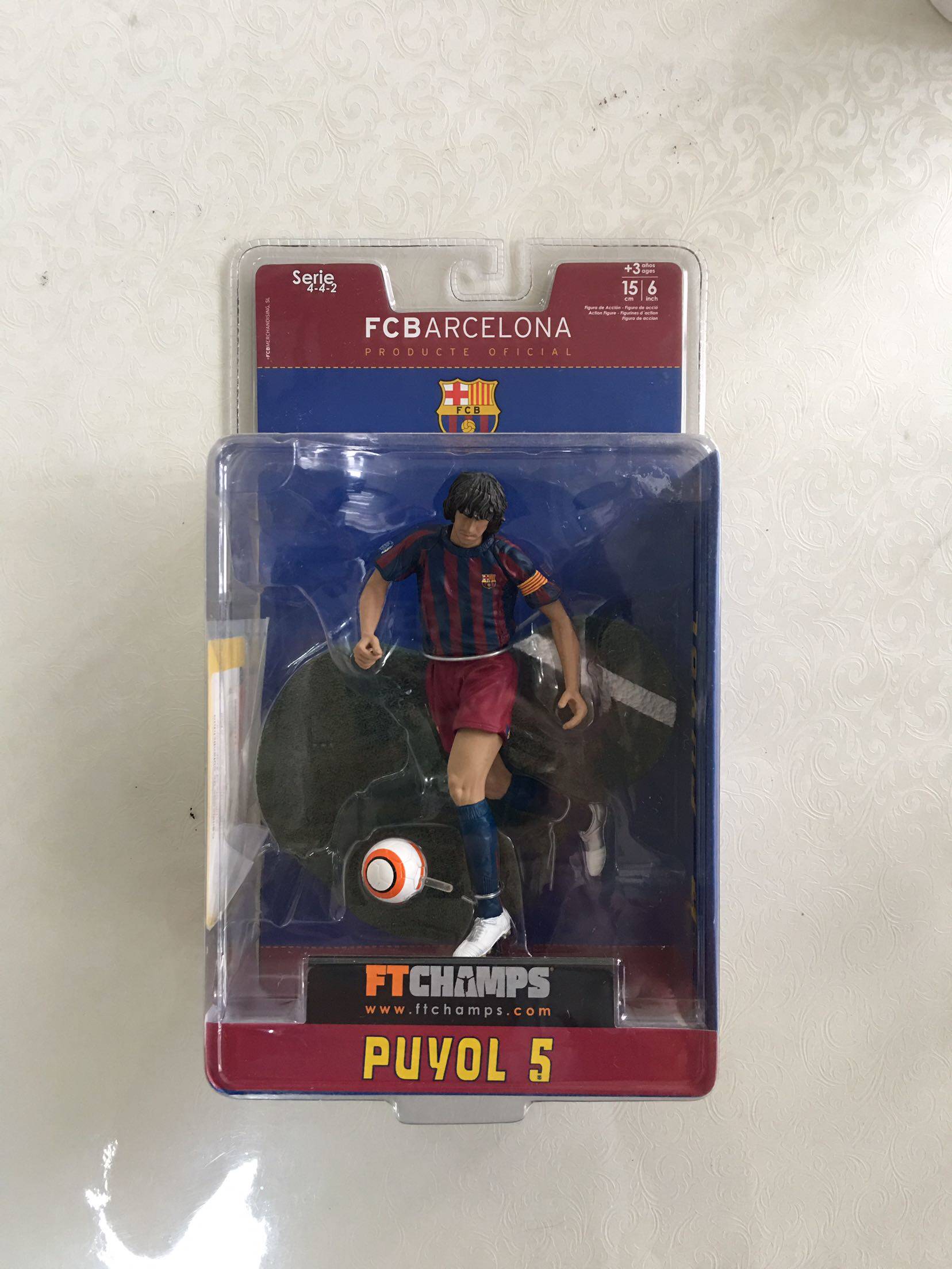 Barcelona FT CHAMPS Football puppet model Handheld paparazzi doll 5 Pyoorbassa gift-Taobao