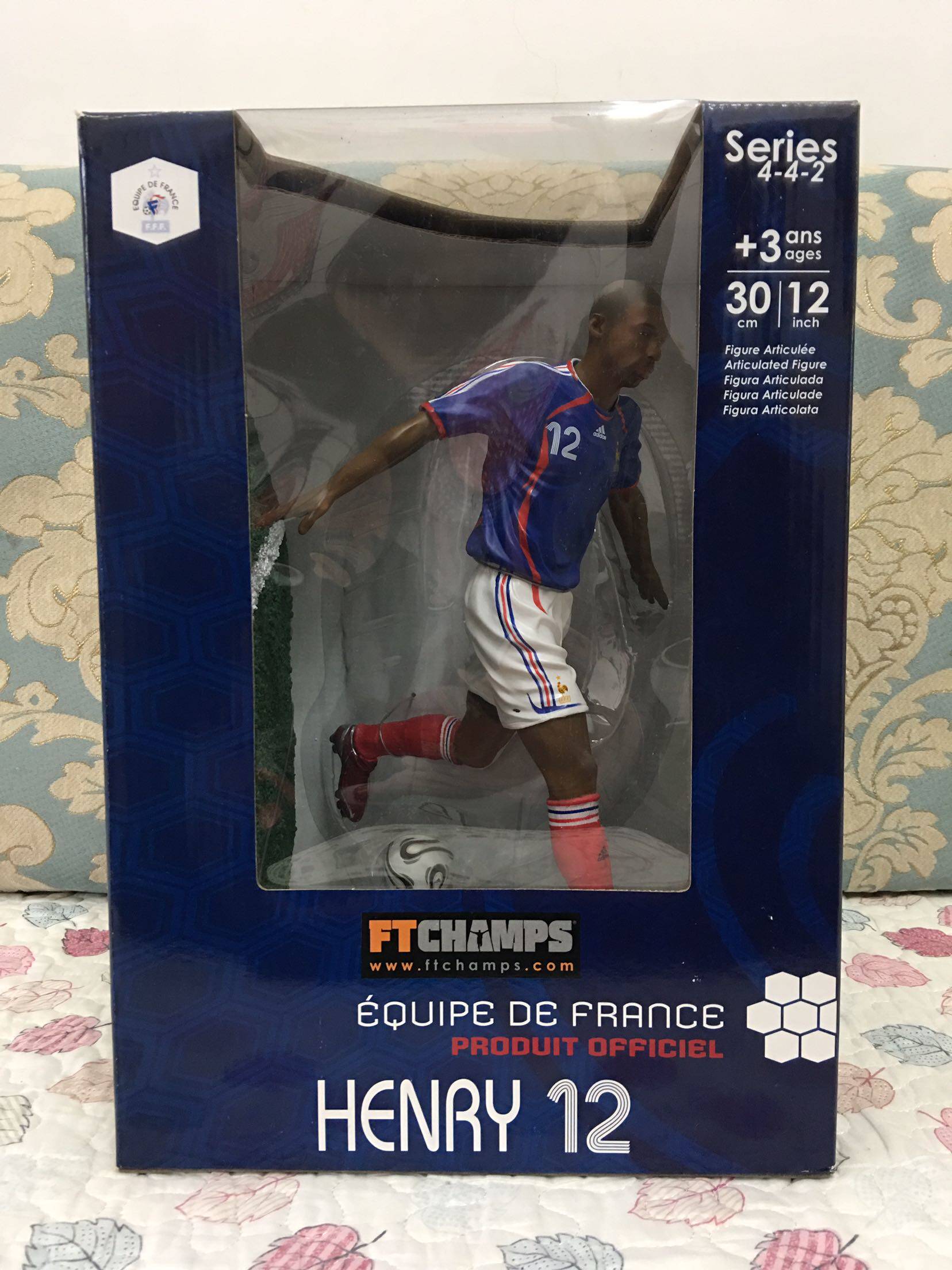 French national team FT CHAMPS football doll doll handle model No. 12 Henry(12 inch) gift