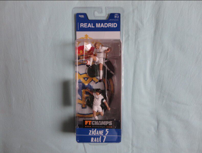 The Champions League Real Madrid FT CHAMPS Football Puppet Model 3 inch double version (Zidane Lauer) gift-Taobao