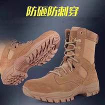 New Brown Combat Training Boots Mens Summer Super Light Abrasion Resistant Training Boots Side Zip Waterproof Outdoor Boots Desert Boots Man