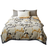 Зимнее одеяло, флисовая коралловая фланелевая простыня, увеличенная толщина