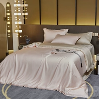 Персик [подлинные орхидеи уровня LF] супер мягкий клейкий шелк гладкий и прохладный