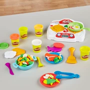 Dòng sản phẩm bếp sáng tạo đầy màu sắc Hasbro Pellet 嗞 嗞 bếp đặt đồ chơi plasticine không độc hại B9014 - Đất sét màu / đất sét / polymer đất sét,