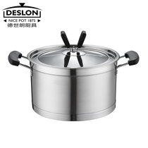 Duke Lang Zhurman Duke Pan DFS-T037A Double-Ear Cooking Pot Saucepan 20cm Induction Cookers Universal Thickening