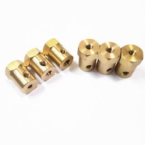 Car tire connector Brass Hexagon coupling Coupling 3mm 4mm 5mm 6mm 7mm