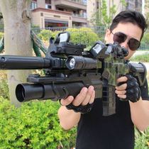 Gun crystal 98K Sniper Attack Large AWM Emulation Snatch Children Toy Gun Boys Soft Play AMW Hand Electric Lieven `