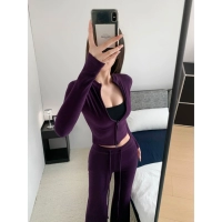 Фиолетовый (топ с воротником-стойкой и капюшоном)