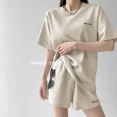 taobao agent Sports shorts, pants, spring T-shirt, for leisure, with short sleeve