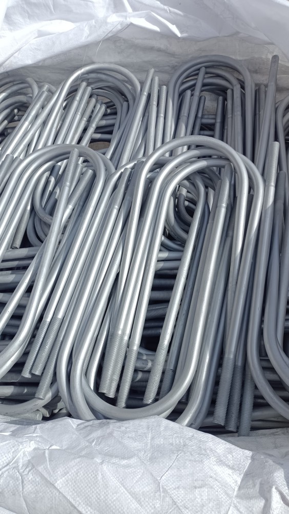Hot-dip galvanized U-shaped wire U type clamping head M8M10M12M14M16M20M24M27M30-M120 set to do