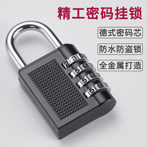 Password padlock small student dormitory luggage cabinet door waterproof and rust-proof metal home door lock bicycle lock