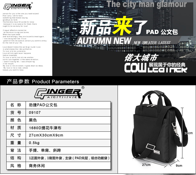 Sac pour homme - Ref 51069 Image 8