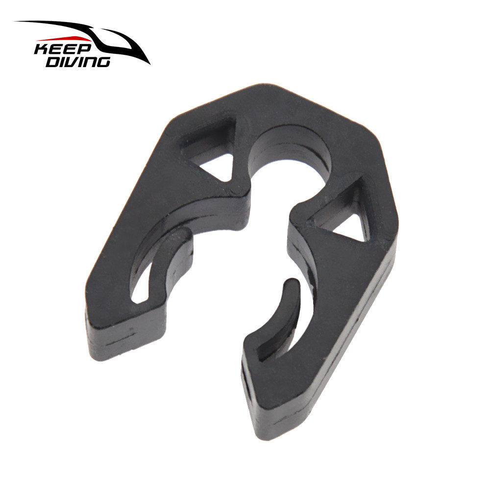 Diving Fast Unloading Pipe Clip Button Spare Secondary Head Fixed Hanging Buckle Press Force Gauge Suspension Accessories Hose Clip HC-582