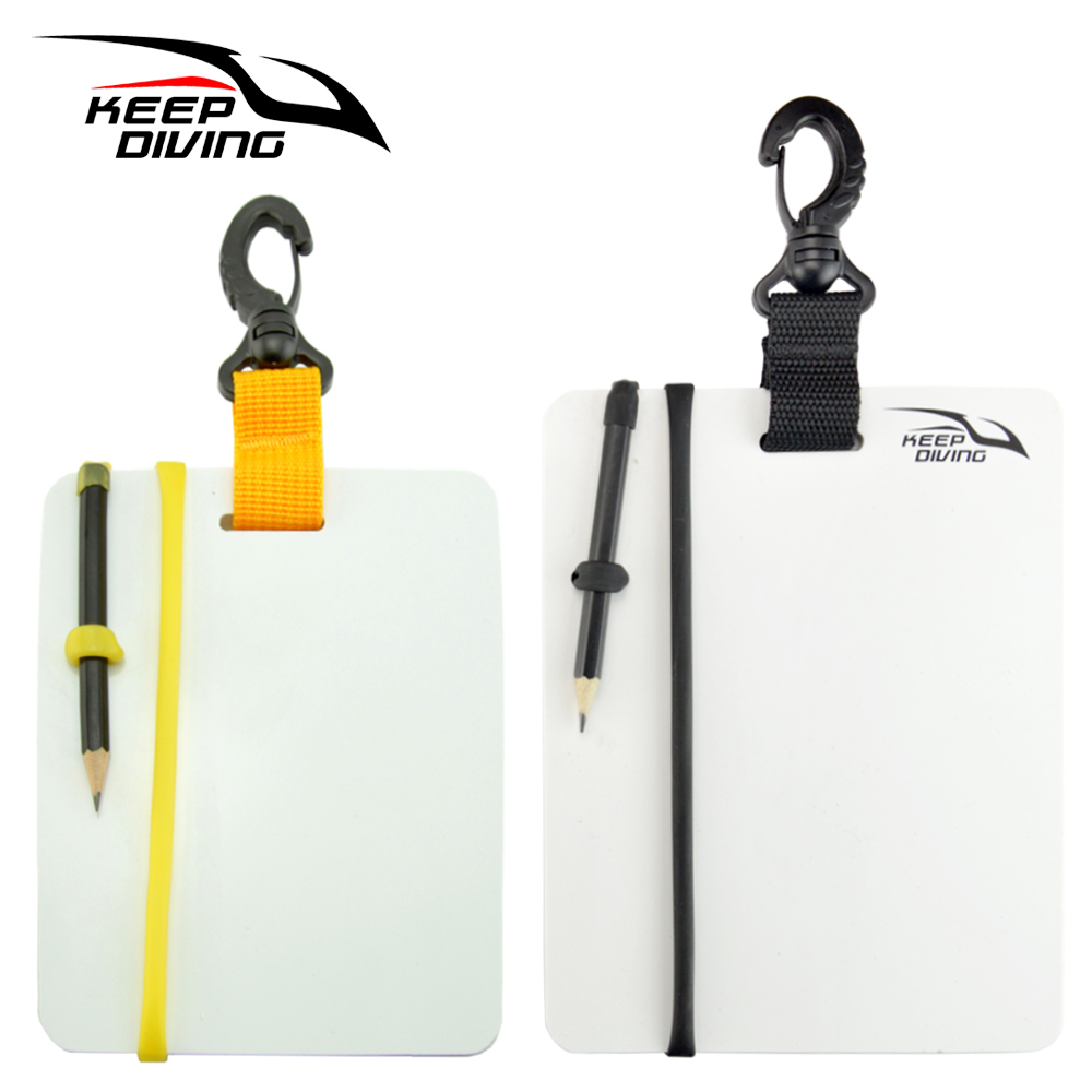 Large and small tablet underwater handwriting board practice calligraphy notepad water record scuba diving equipment