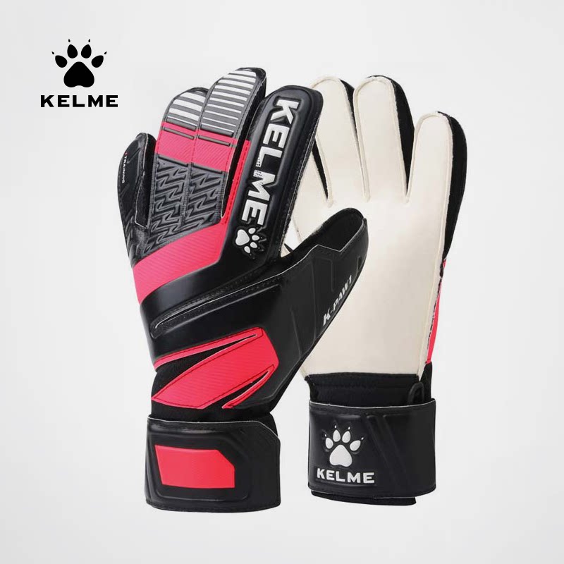 Вратарские перчатки KELME Kelme для взрослых и детей с защитой пальцев, тренировочные нескользящие профессиональные вратарские перчатки для футбола Изображение 1
