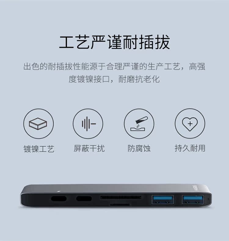 Biển chuẩn bị nghĩ trạm của Apple chuyển đổi loại-c docking để mở rộng MacBookPro giao diện chuyển đổi bộ chuyển đổi Sét 3 mac phụ kiện máy tính xách tay không khí táo USB để HDMI cáp iPad - Phụ kiện máy tính xách tay túi máy tính xách tay