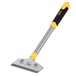 Deli Heavy-Duty Aluminum Alloy Cleaning Scraper, Thickened Type, Hardware Tool, Glue Remover, Car Film Cleaning Knife, Scraper