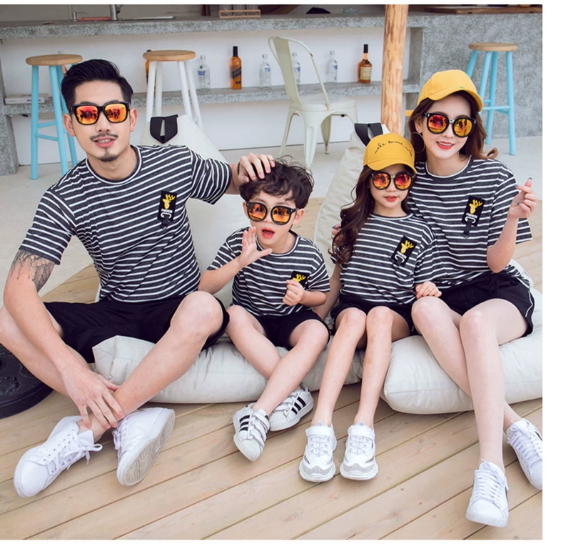 . Net nổi tiếng quần áo cha mẹ trẻ em mùa hè 2020 thời trang mới hợp thời trang gia đình ba và bốn gia đình thời trang mẹ và con mẹ và con gái - Trang phục dành cho cha mẹ và con