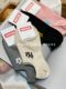 ຄໍເຕົ້າໄຂ່ທີ່ຄູ່ຜົວເມຍເກົາຫຼີ ຖົງຕີນແບບເຮືອ ຖົງຕີນຝ້າຍ Trendy Socks Shallow Mouth Socks Invisible Sock Covers