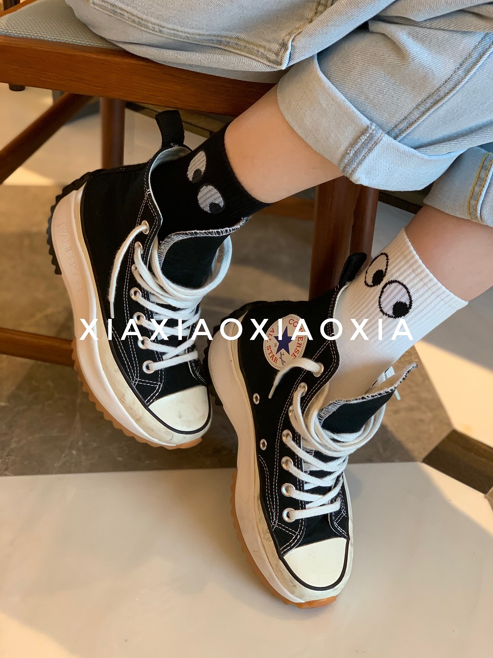 Korea Dongdai Gate female socks eye drawing tide of socks in socks of socks