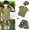 Bộ đồ ngụy trang cho trẻ em 2019 trường tiểu học mới tay ngắn đào tạo quân đội mùa hè váy ngắn quần quân đội trang phục trẻ em - Trang phục đồ tết cho bé trai