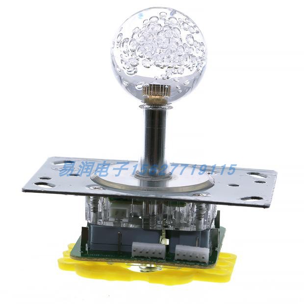 12V-7 colorful with lamp luminous water crystal ball rocking lever street machine clamping doll machine for fishing machines Cartoon Game Accessories
