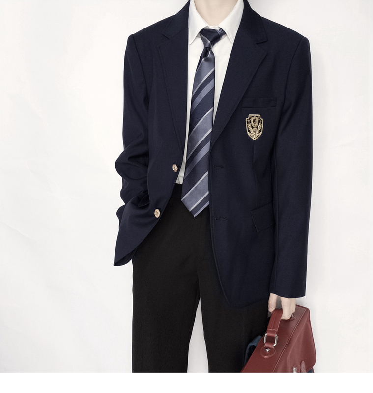 【Original】College Jk/Dk Uniforms Authentic School Style College Wind Men's and Women's Suit Jackets for Autumn and Winter