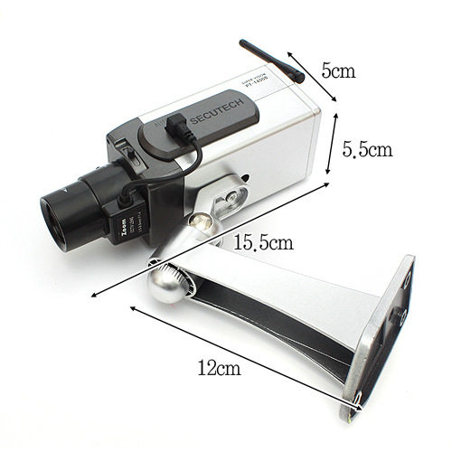 Simulation camera simulation surveillance camera false monitoring LED lights induction rotation simulation camera 1400