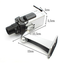 Simulation camera simulation monitoring camera false monitoring LED light induction rotary simulation camera 1400