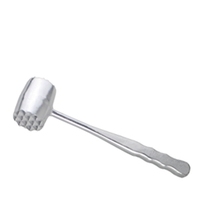 Mini Steak Hammer Beat Hammer Loose Hammer All Aluminum Hammer Meat Steak Beat Double-sided One-time Forming