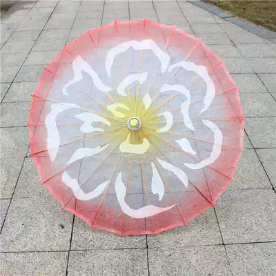 Jumping Jasmine Dance Umbrella Classical Transparent Silk Cheongsam Show Costume Stage Props Umbrella
