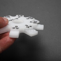 Disc gap ruler anise sedimento round plastic anti-scratching octaws car body detection 0 5-8mm