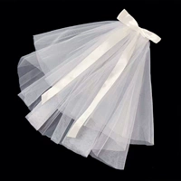 Короткая заколка для волос с бантиком, 45см