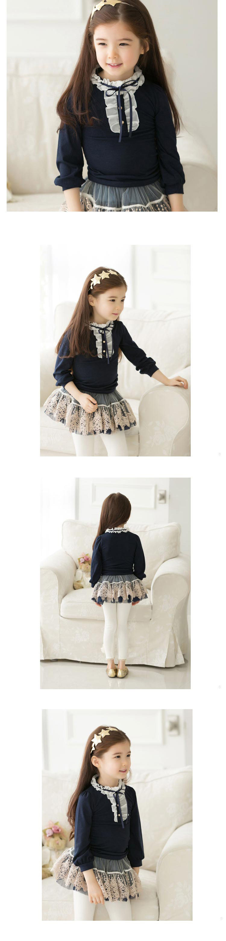 Chemise fille à manche longue - Ref 2086144 Image 7