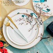 HARSIDE Jingdezhen Ceramic dishes Dishes Single Products Home Chinese Ceramics Creative Rice Bowls free matching